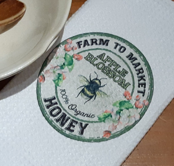 Farm to Market Honey Tea Towel