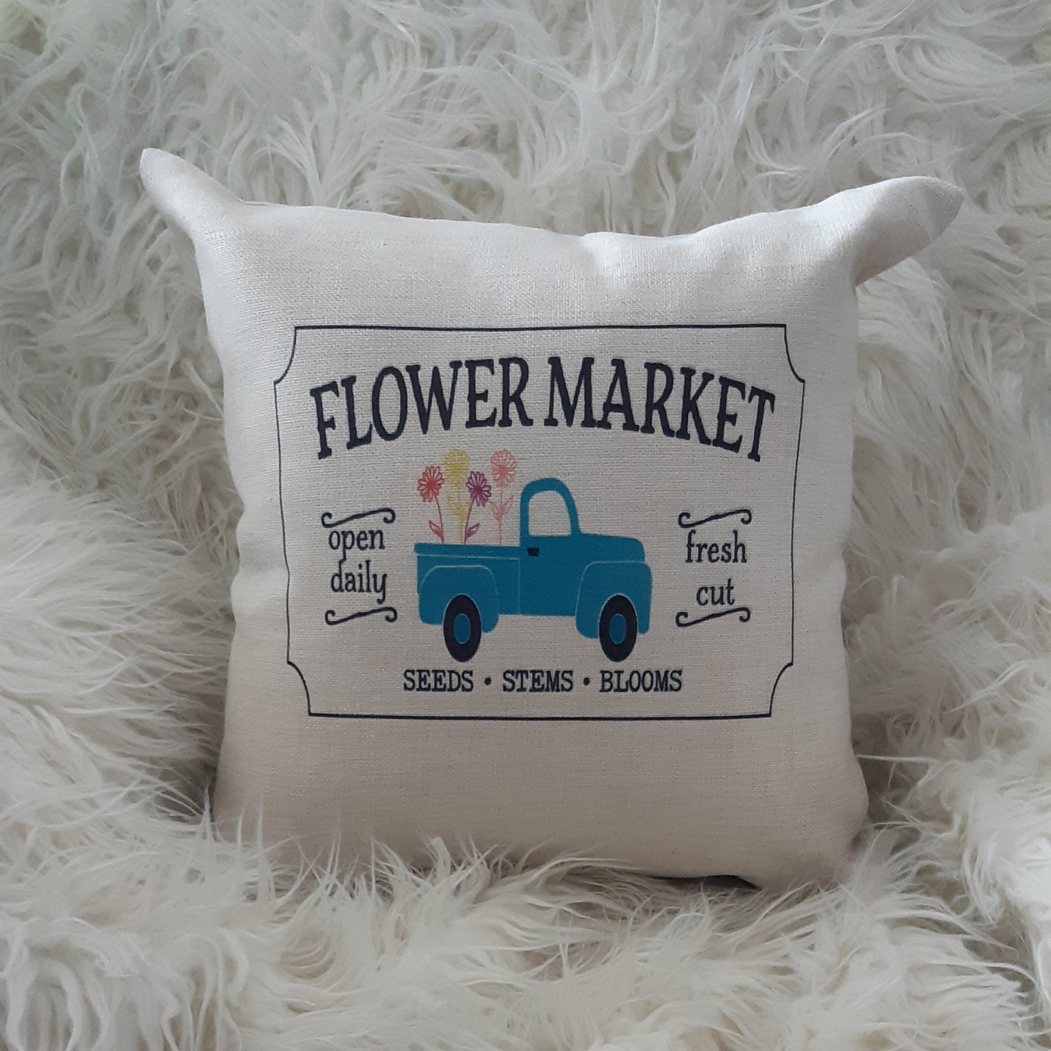 Flower Market Easter & Spring Pillow